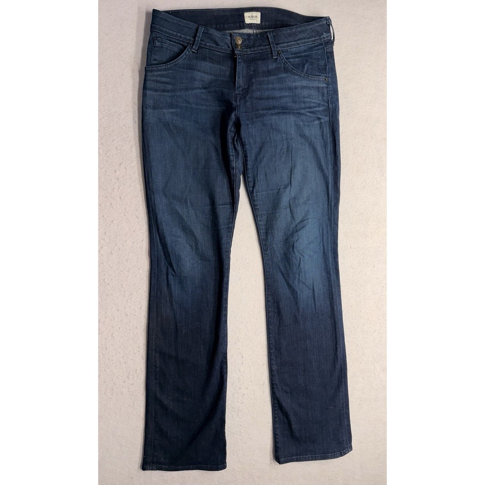 Hudson Jeans Beth Baby Bootcut Womens Size 31 Dark Wash Stretch Made in USA